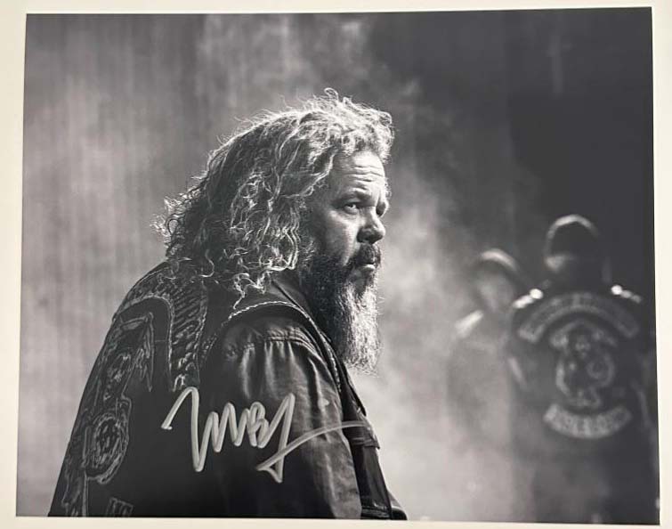 Mark Boone Jr. aka Bobby Munson original autograph on 8x10 Sons of Anarchy photo