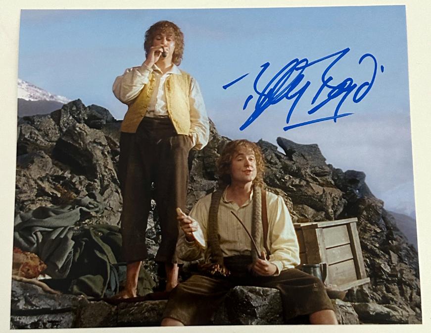 Billy Boyd aka Pippin original autograph on 8x10 Lord of the Rings photo 