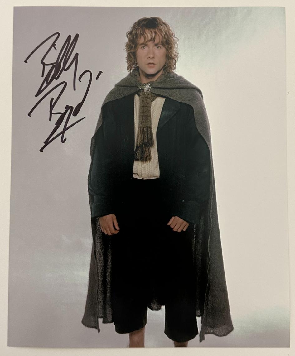 Billy Boyd aka Pippin original autograph on 8x10 Lord of the Rings photo 