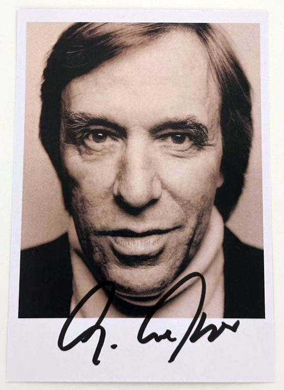 Günter Netzer original autograph on 6x4 postcard