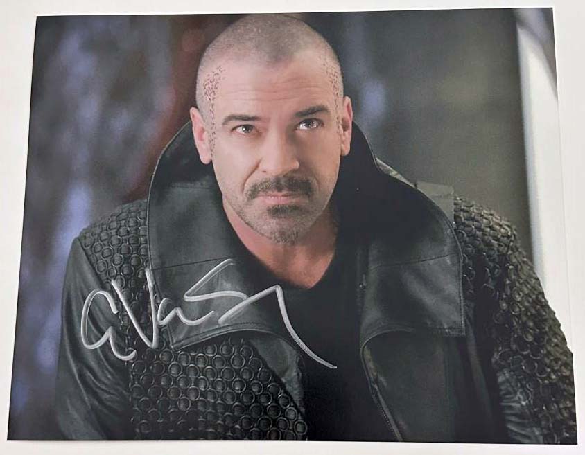 Alan van Sprang original autograph on 8x10 Star Trek photo