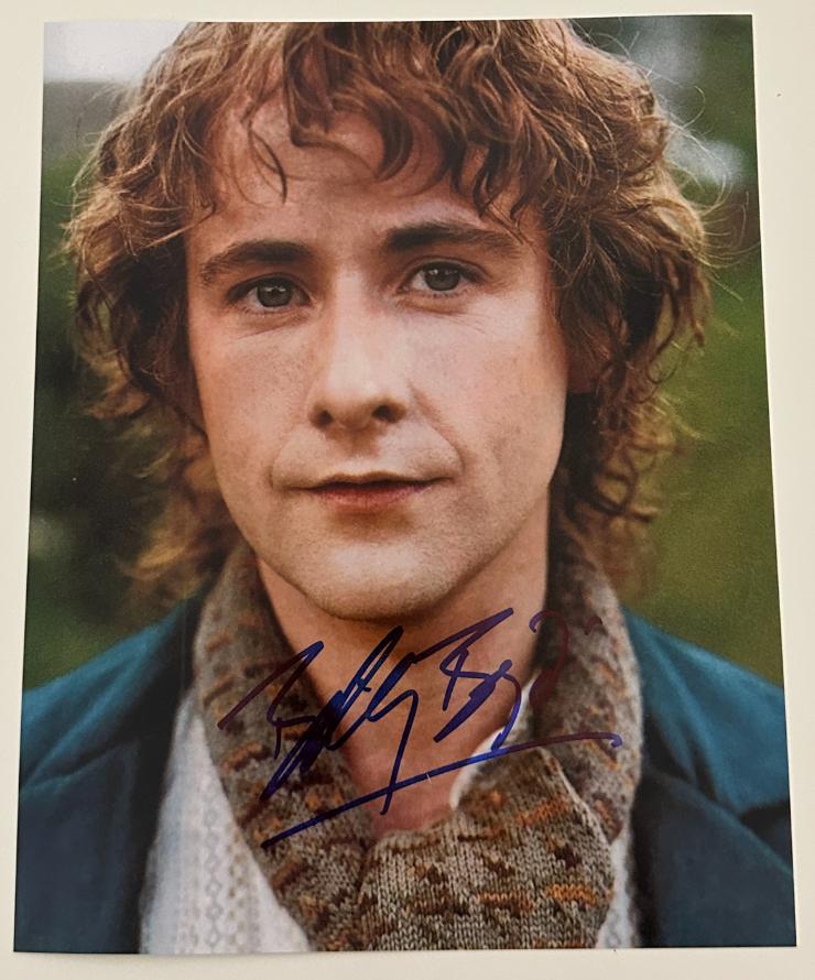 Billy Boyd aka Pippin original autograph on 8x10 Lord of the Rings photo 