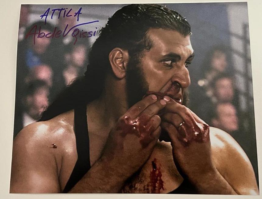 Abdel Qissi original autograph on 8x10 photo 