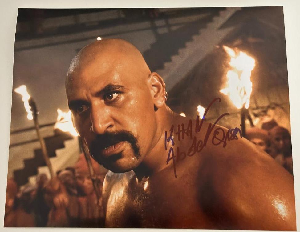 Abdel Qissi original autograph on 8x10 photo 