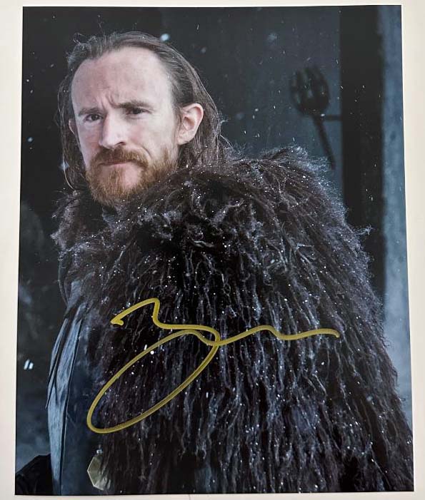 Ben Crompton original autograph on 8x10 Game of Thrones photo