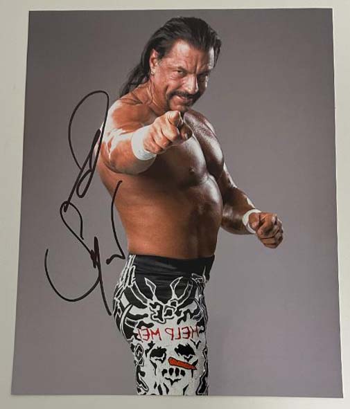 Al Snow ECW original autograph on 8x10 photo 