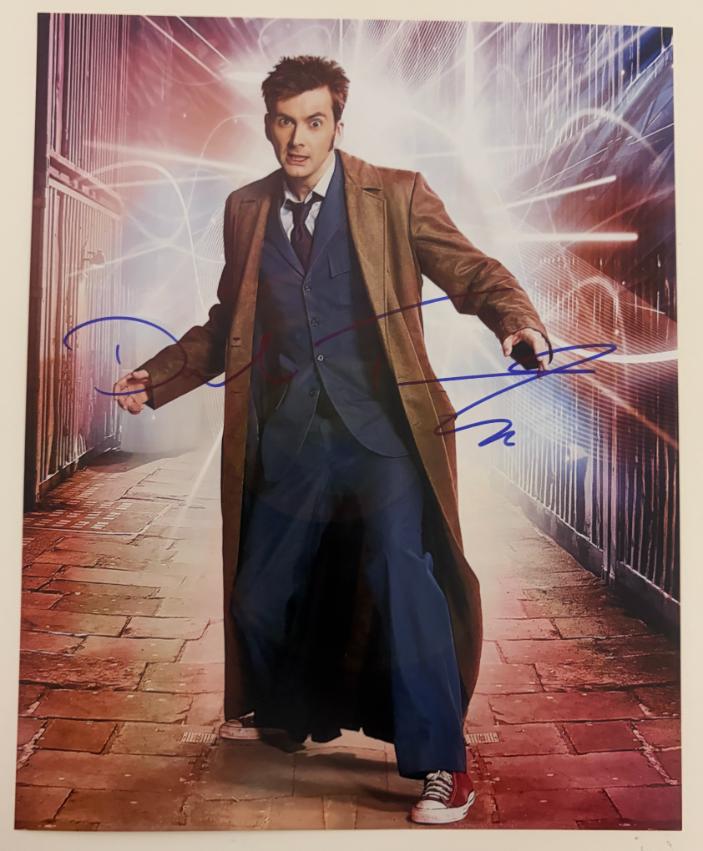 David Tennant original autograph on 8x10 Doctor Who photo     