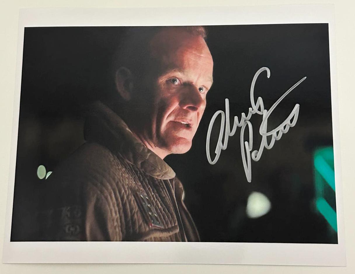 Alistair Petrie aka Draven original autograph on 8x10 Star Wars photo 