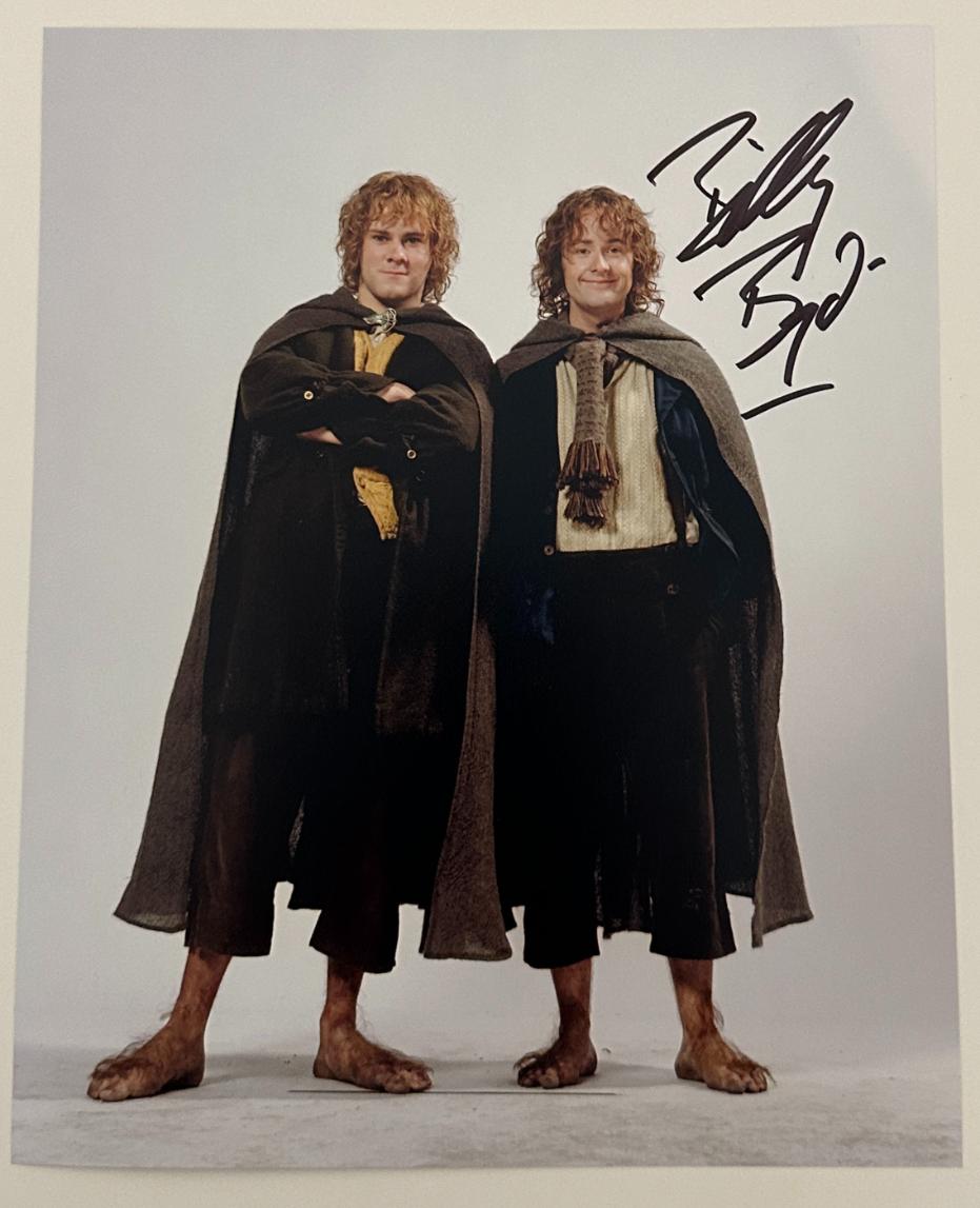 Billy Boyd aka Pippin original autograph on 8x10 Lord of the Rings photo 