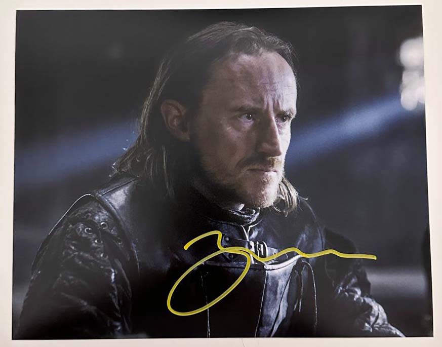 Ben Crompton original autograph on 8x10 Game of Thrones photo