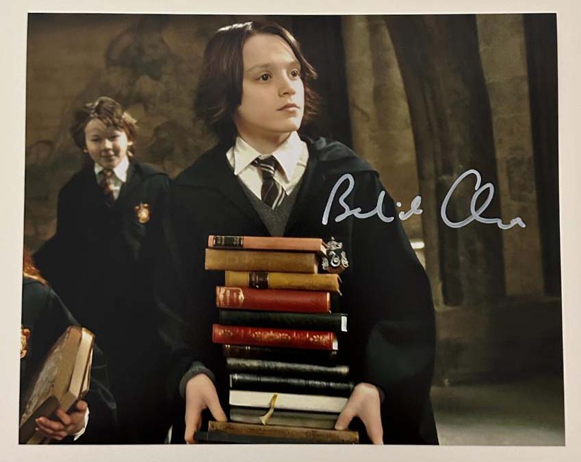 Benedict Clark aka Severus Snape original autograph on 8x10 Harry Potter photo