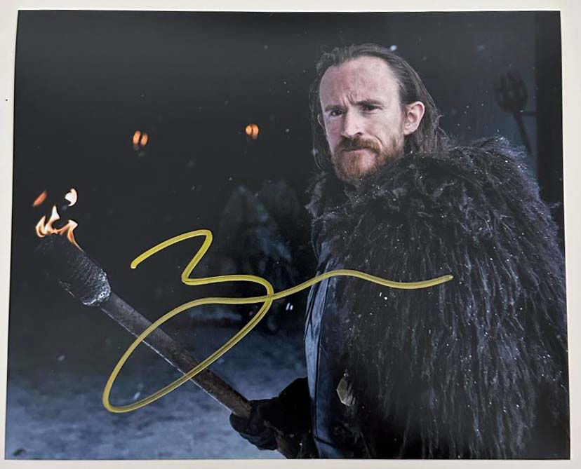 Ben Crompton original autograph on 8x10 Game of Thrones photo