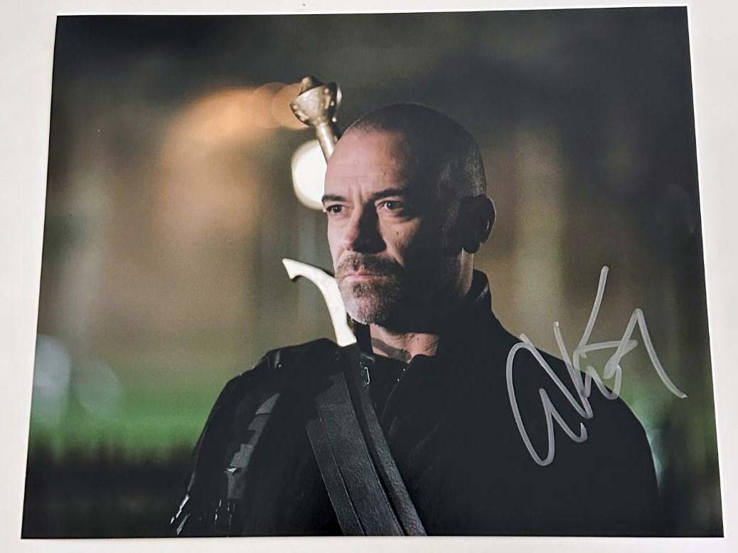 Alan van Sprang original autograph on 8x10 Shadowhunters photo
