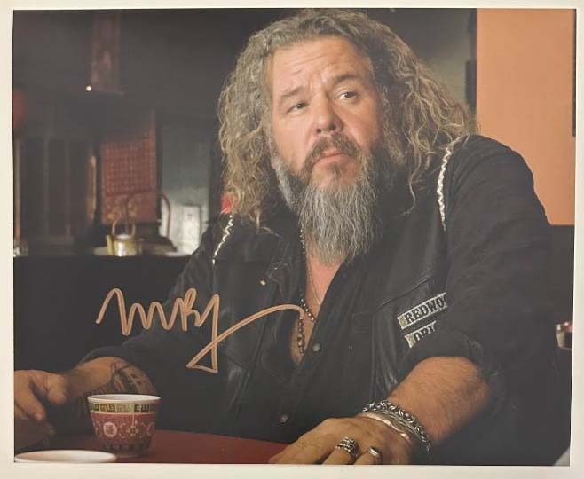 Mark Boone Jr. aka Bobby Munson original autograph on 8x10 Sons of Anarchy photo