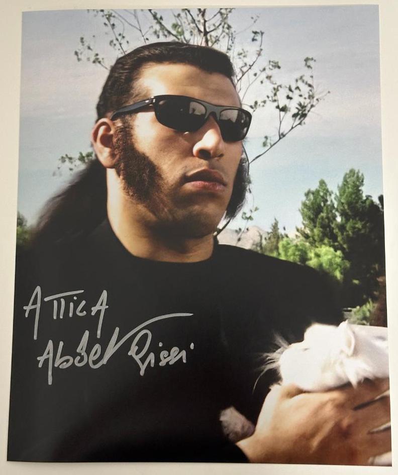 Abdel Qissi original autograph on 8x10 photo 