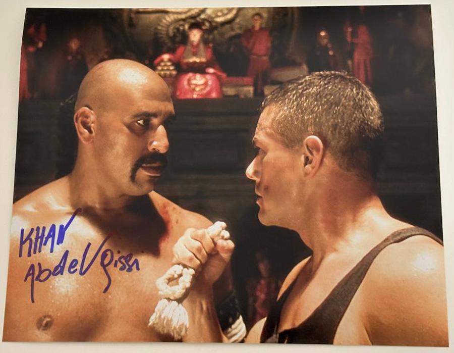 Abdel Qissi original autograph on 8x10 photo 