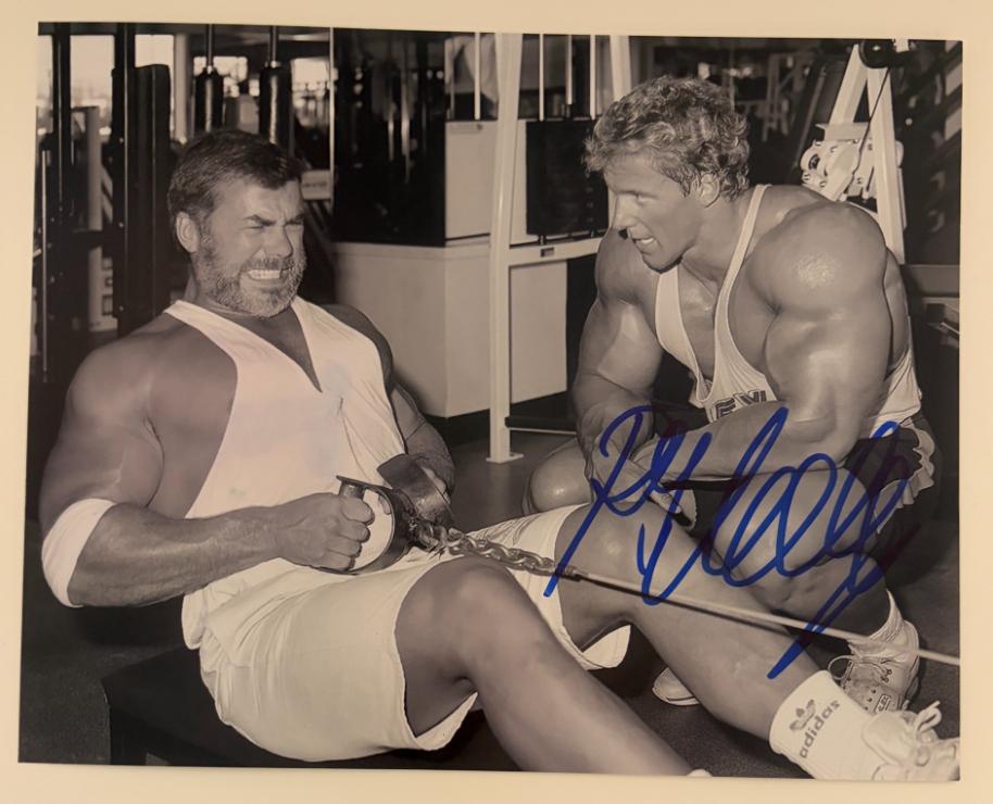 Ralf Moeller original autograph on 8x10 Bodybuilding photo      