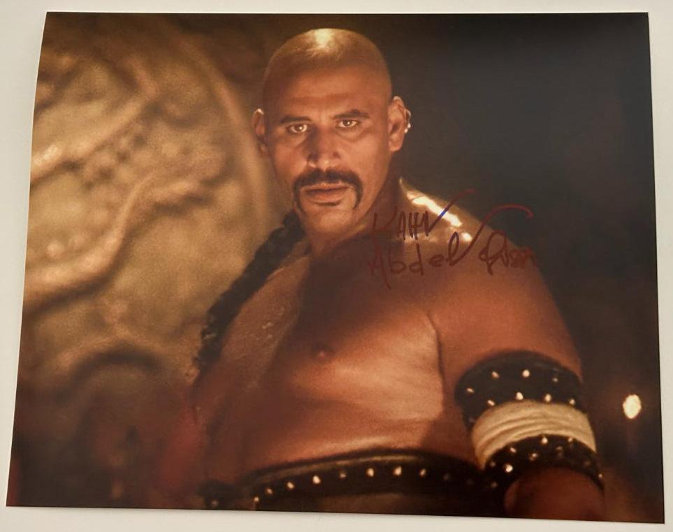 Abdel Qissi original autograph on 8x10 photo 