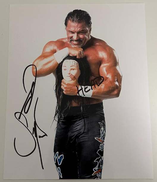 Al Snow ECW original autograph on 8x10 photo 