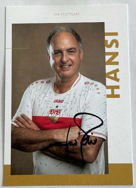 Hansi Müller original autograph on 6x4 postcard