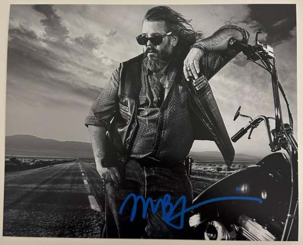 Mark Boone Jr. aka Bobby Munson original autograph on 8x10 Sons of Anarchy photo