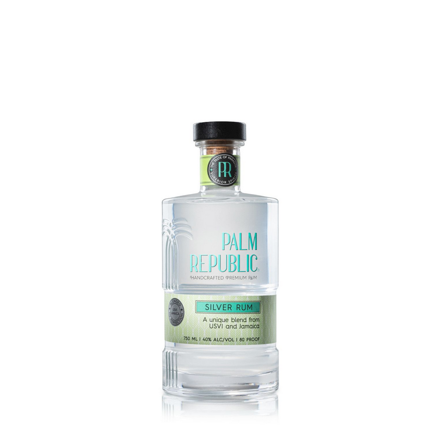 Palm Republic - 1 bottle SILVER RUM - SIGNED BY ERIC WINTER