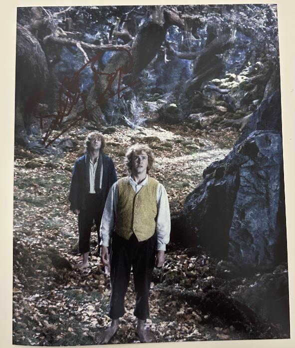 Billy Boyd aka Pippin original autograph on 8x10 Lord of the Rings photo 