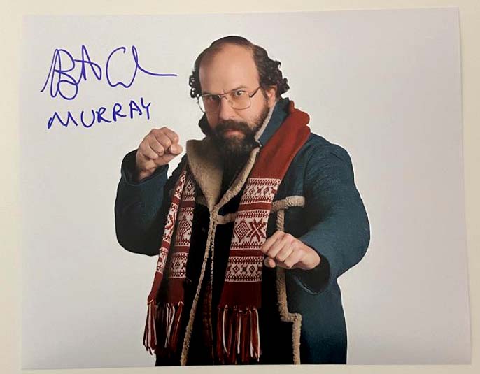 Brett Gelman aka Murray original autograph on 8x10 Stranger Things photo