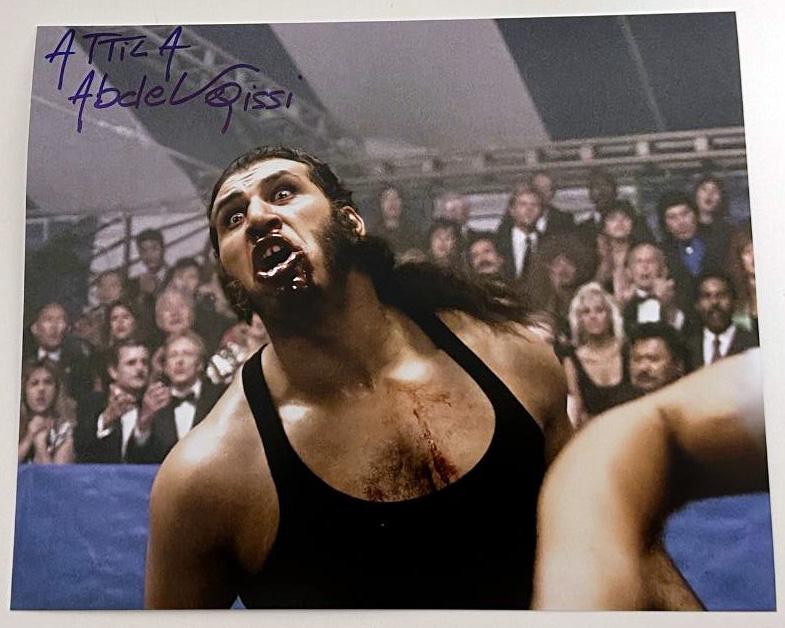Abdel Qissi original autograph on 8x10 photo 