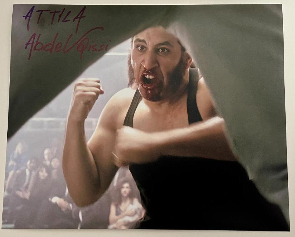 Abdel Qissi original autograph on 8x10 photo 