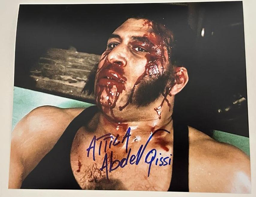 Abdel Qissi original autograph on 8x10 photo 