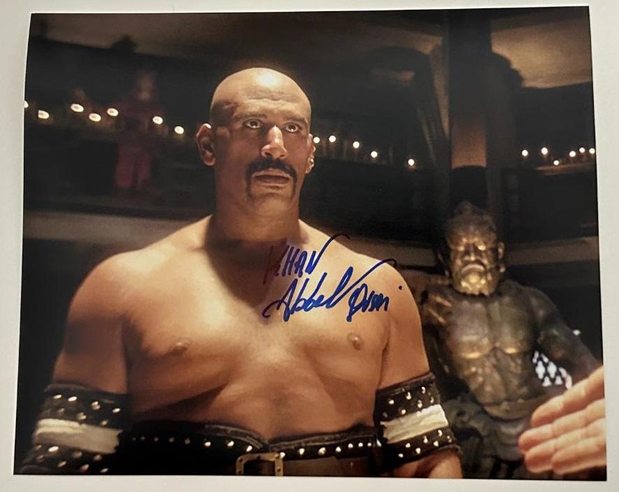 Abdel Qissi original autograph on 8x10 photo 