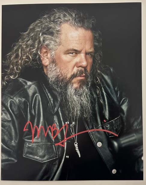 Mark Boone Jr. aka Bobby Munson original autograph on 8x10 Sons of Anarchy photo