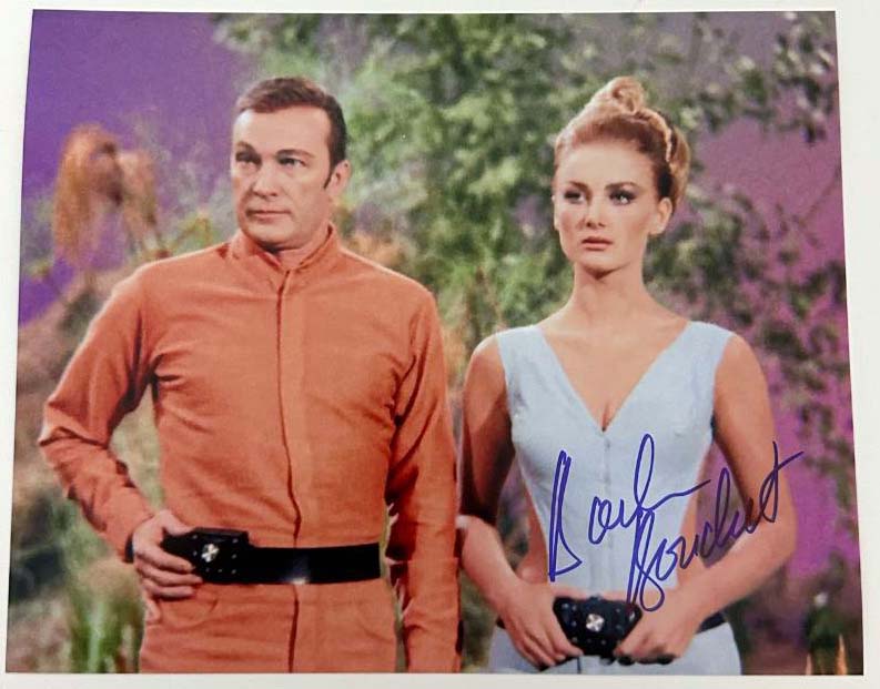 Barbara Bouchet original autograph on 8x10 Star Trek photo