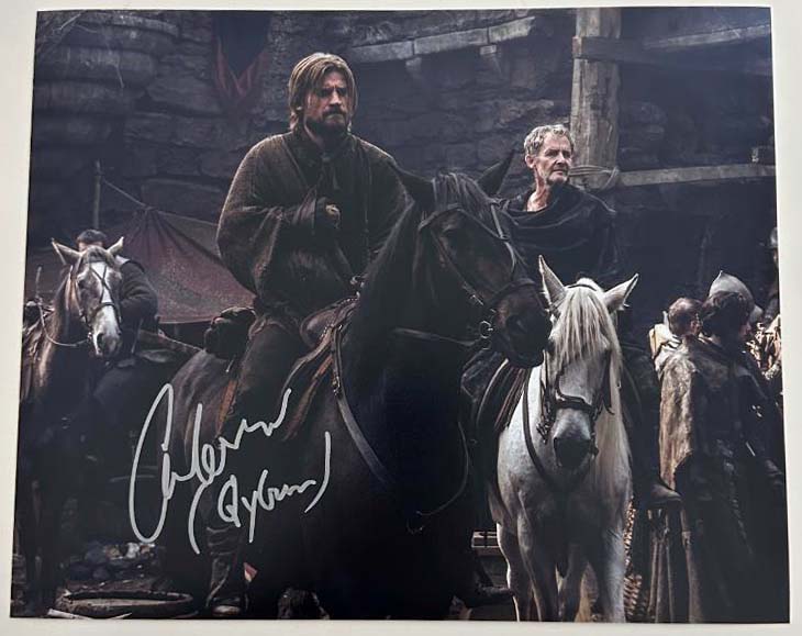 Anton Lesser original autograph on 8x10 Game of Thrones photo 