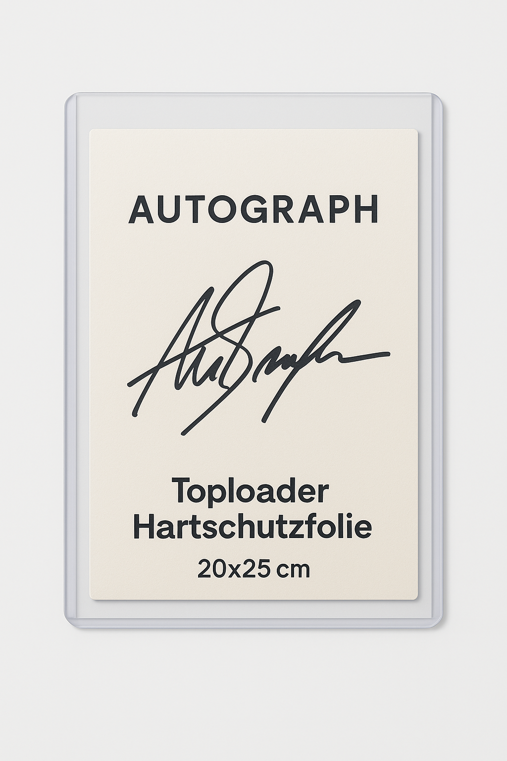Toploader Hartschutzfolie 15cm x 23cm Photo Shoot Format (Small)