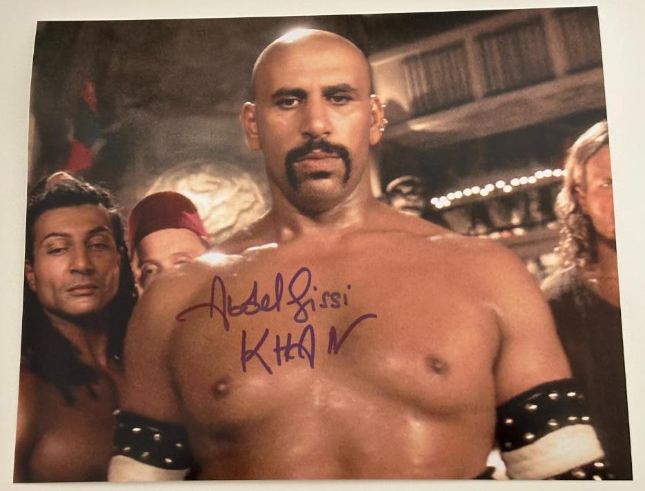 Abdel Qissi original autograph on 8x10 photo 