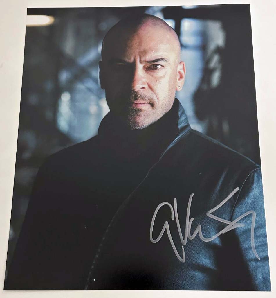 Alan van Sprang original autograph on 8x10 Shadowhunters photo