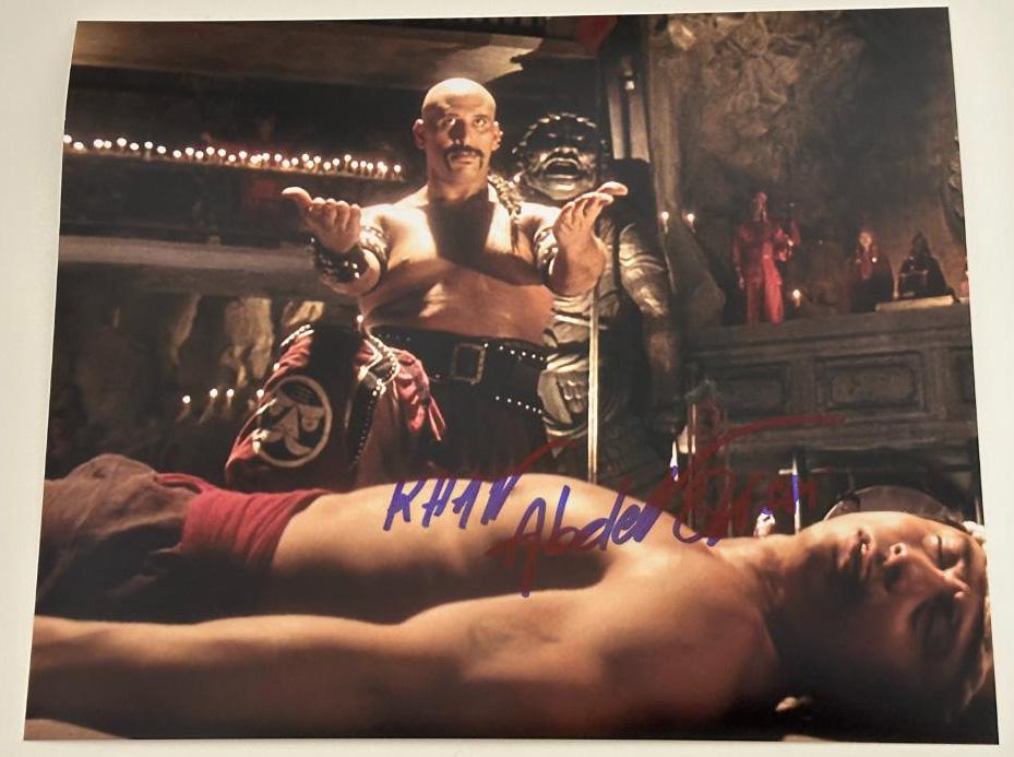 Abdel Qissi original autograph on 8x10 photo 