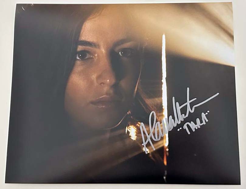 Alanna Masterson aka Tara original autograph on 8x10 The Walking Dead photo