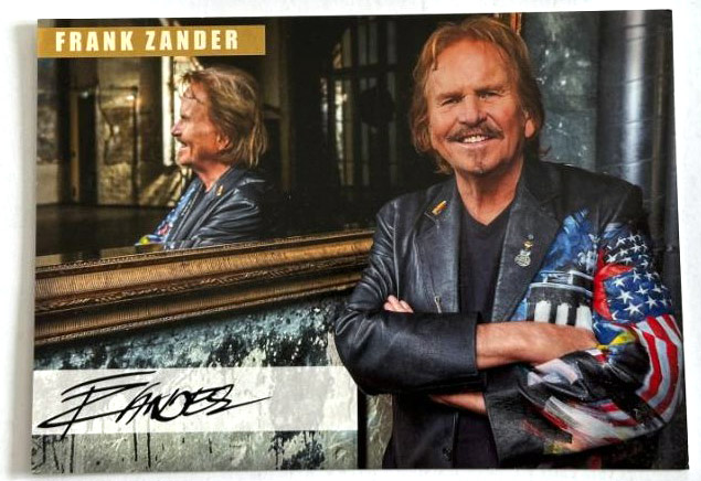 Frank Zander original Autogramm auf 10x15 Autogrammkarte