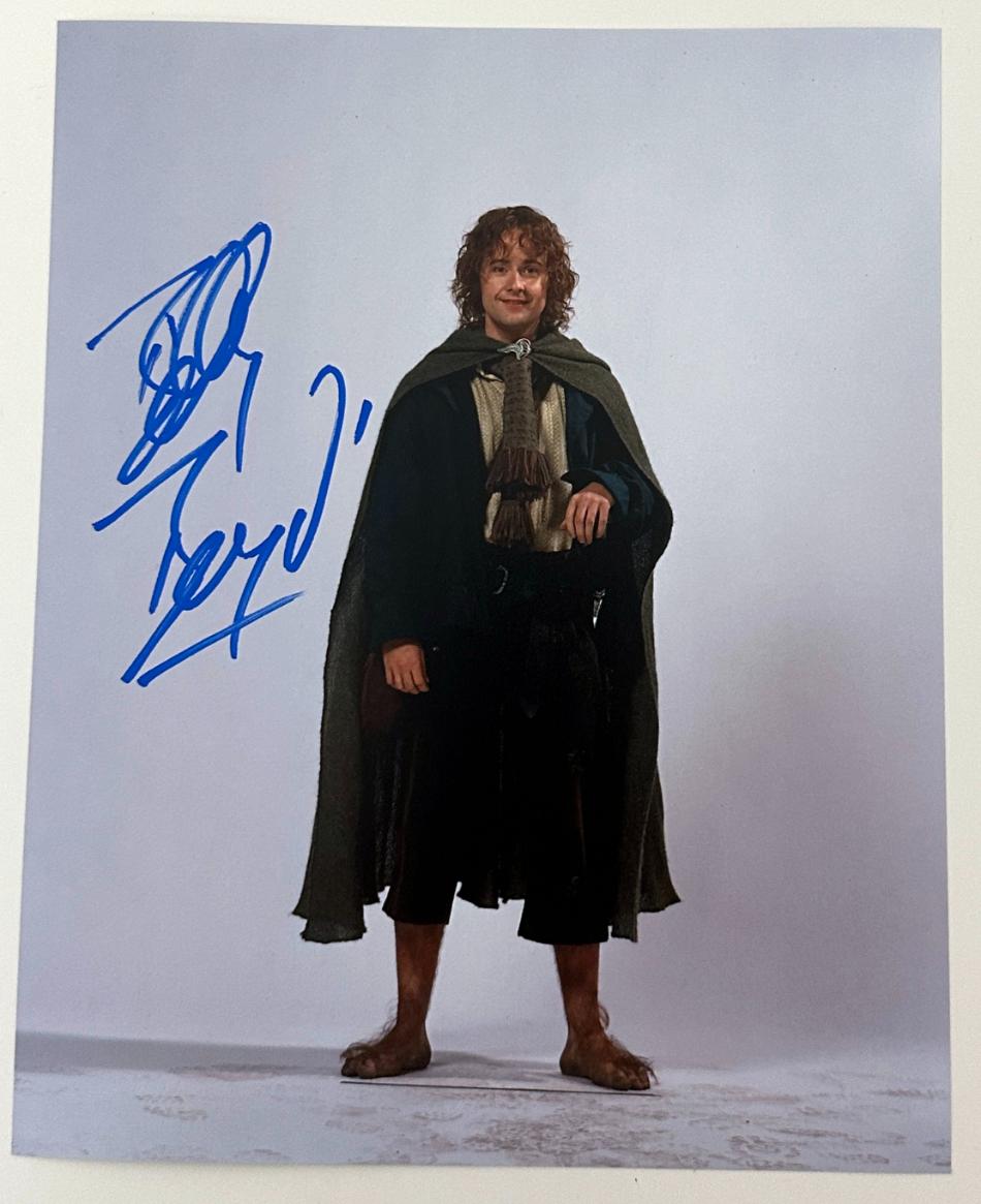 Billy Boyd aka Pippin original autograph on 8x10 Lord of the Rings photo 