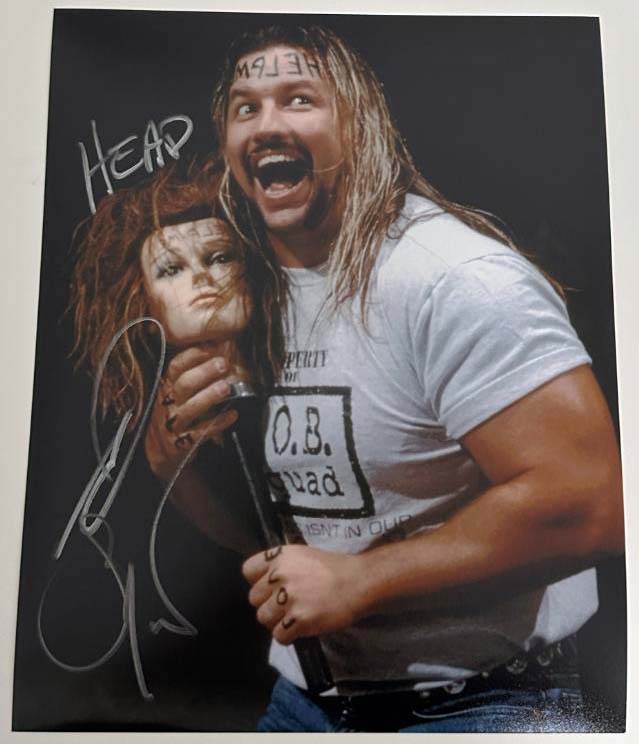 Al Snow ECW original autograph on 8x10 photo 