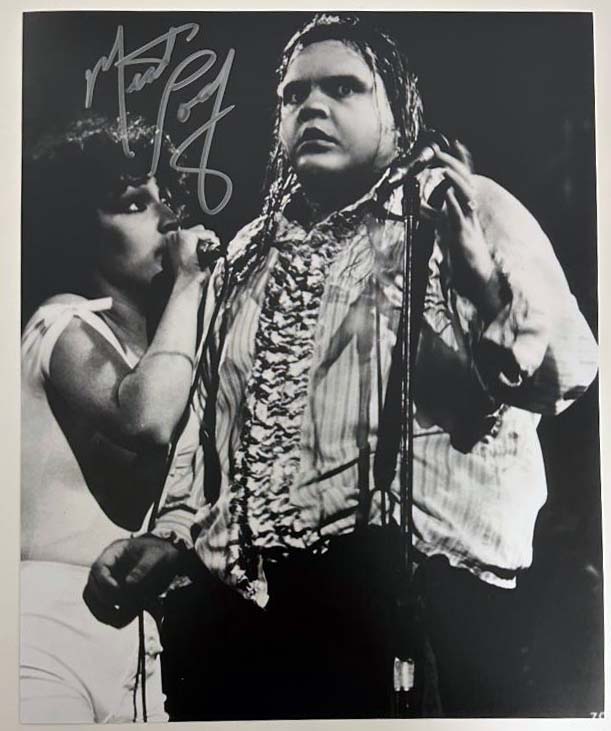 Meat Loaf original autograph on 8x10 photo