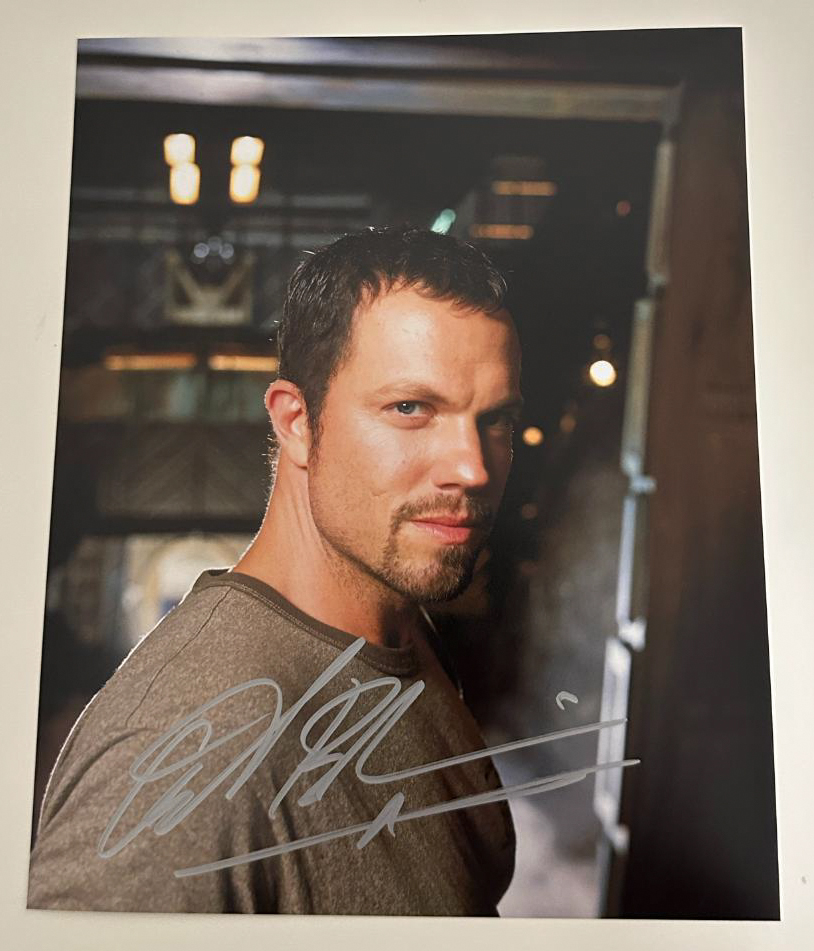 Adam Baldwin original Autogramm auf 20x25 Firefly Foto   