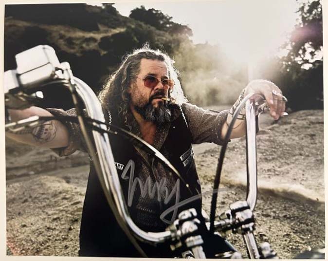 Mark Boone Jr. aka Bobby Munson original autograph on 8x10 Sons of Anarchy photo