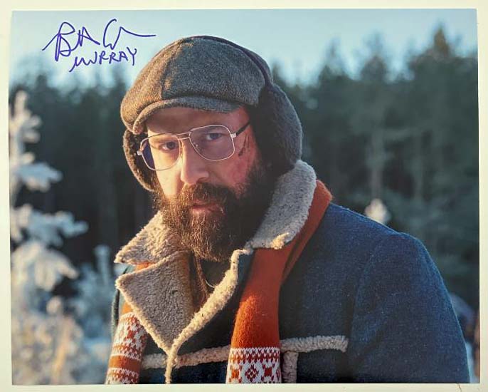 Brett Gelman aka Murray original autograph on 8x10 Stranger Things photo