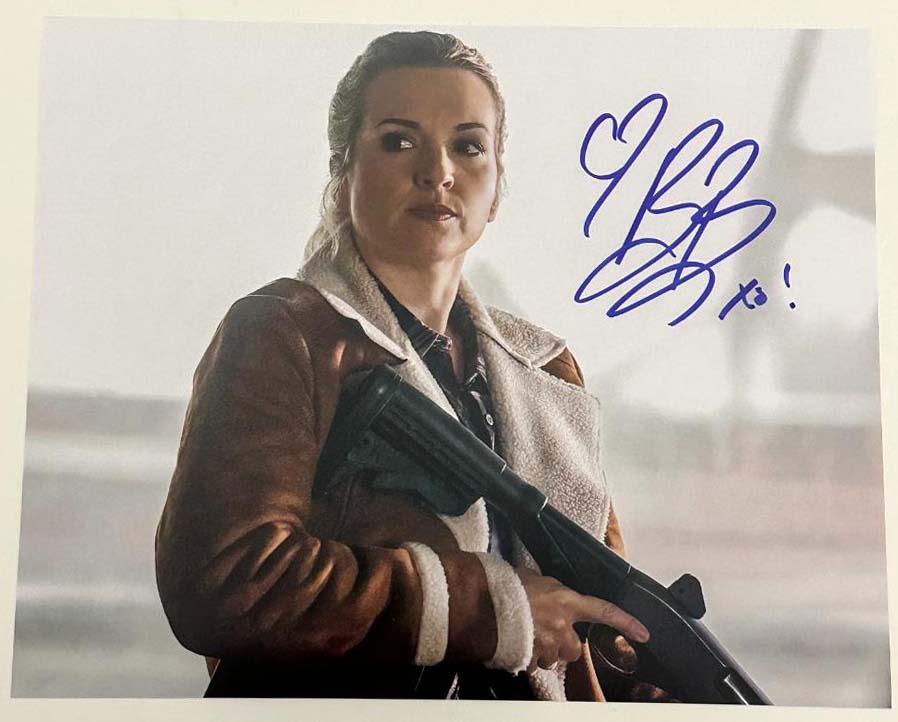 Briana Buckmaster original autograph on 8x10 Supernatural photo