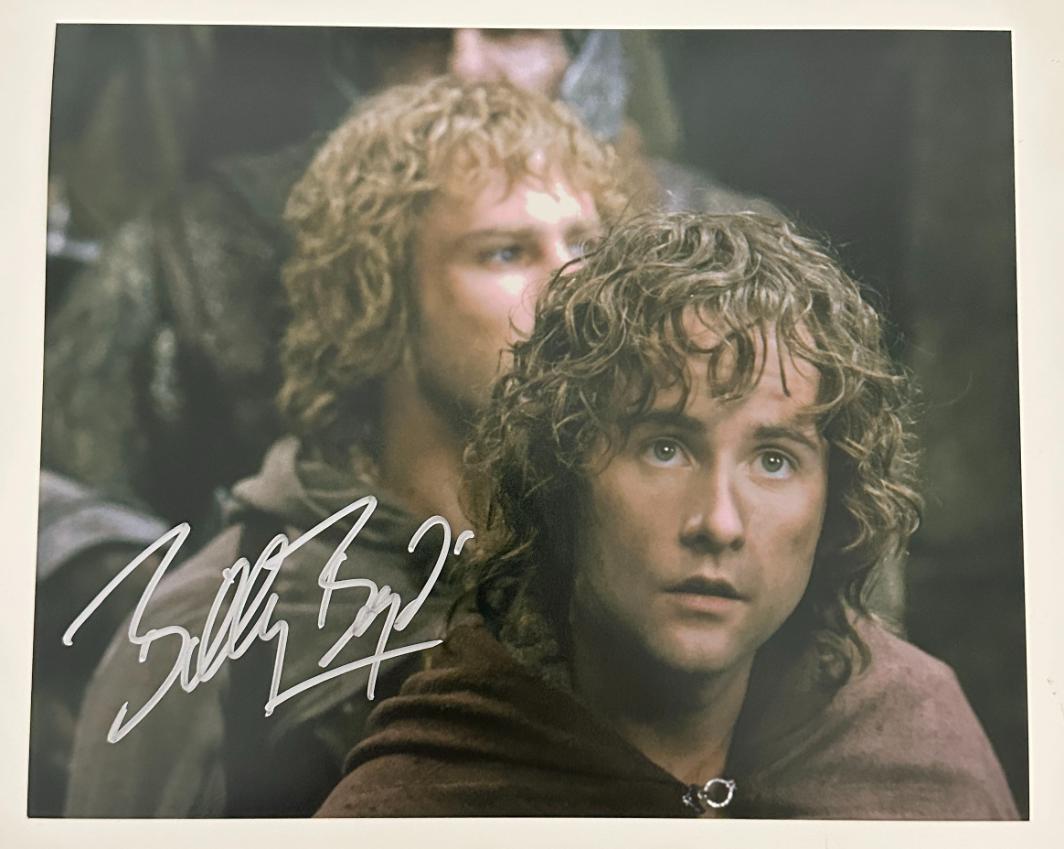 Billy Boyd aka Pippin original autograph on 8x10 Lord of the Rings photo 
