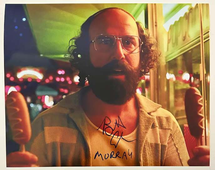 Brett Gelman aka Murray original autograph on 8x10 Stranger Things photo